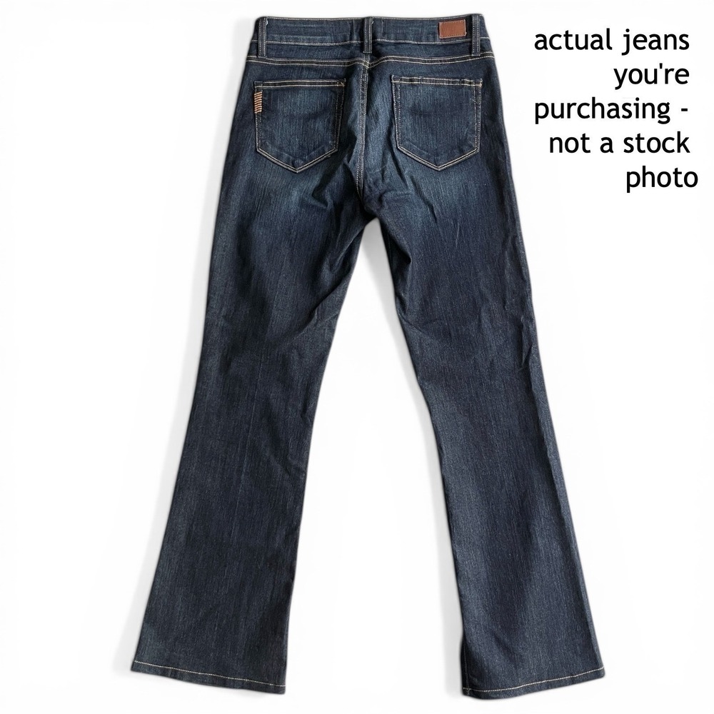 PAIGE Skyline Bootcut Jeans Flare Stretch Dark Wash Denim Women Size 28 MSRP$199 - Picture 15 of 15